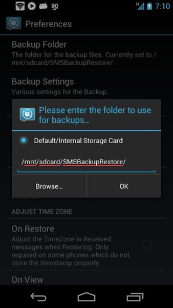 SMS Backup & Restore Captura de tela 0