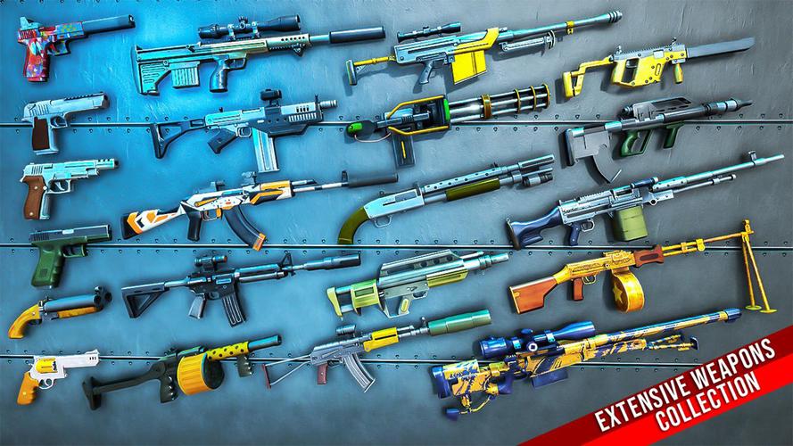 槍支遊戲：槍支射擊遊戲 螢幕截圖 3