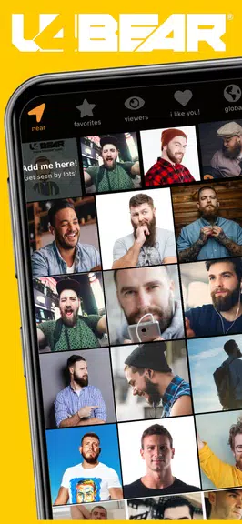 u4Bear: Gay Dating & Chat Ekran Görüntüsü 0