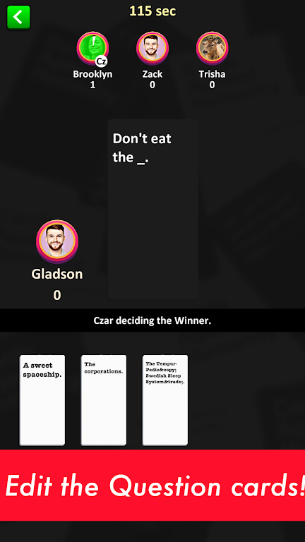 cards against humanity Capture d'écran 3