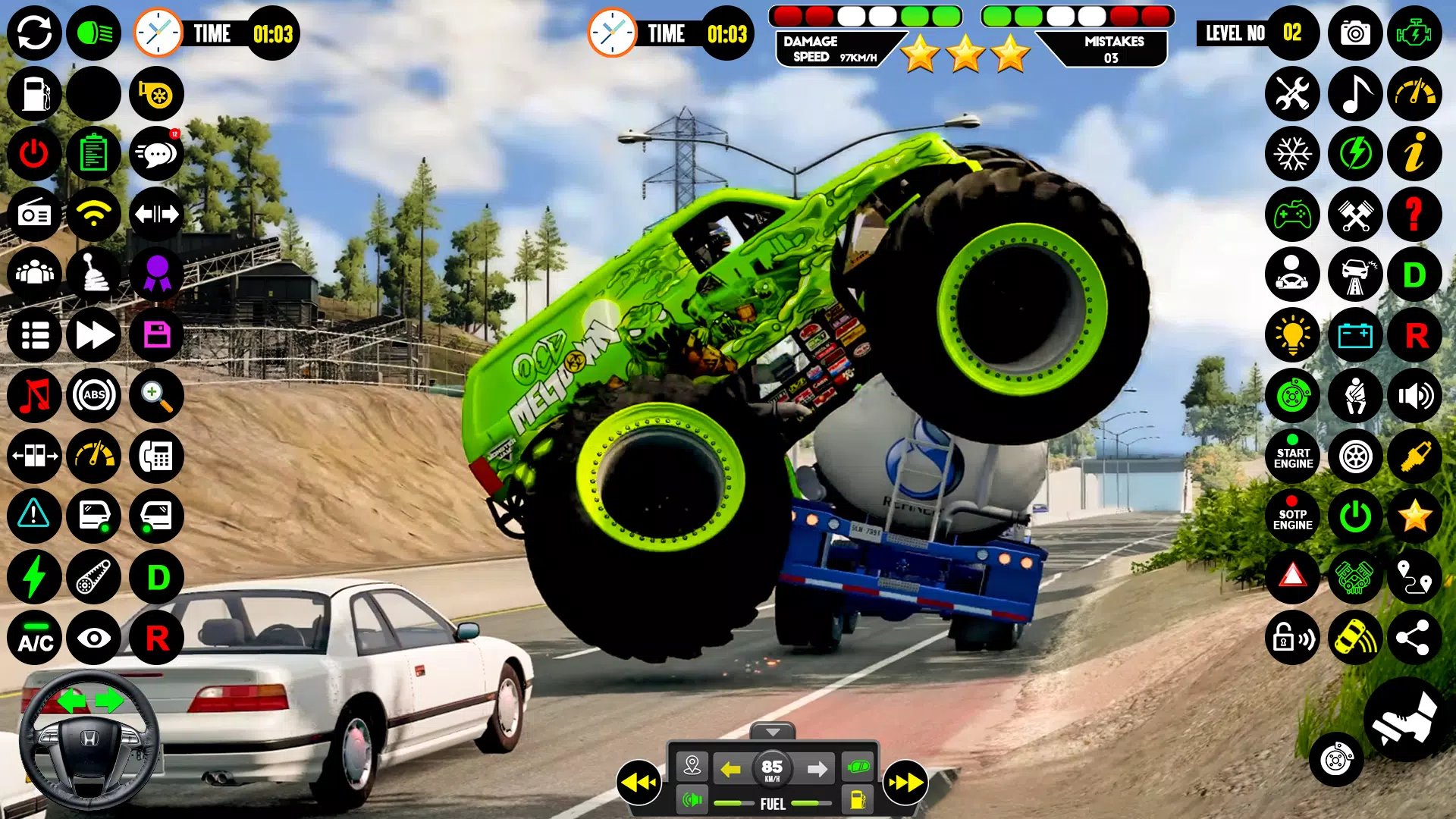 4x4 Monster Truck Game - Derby スクリーンショット 1