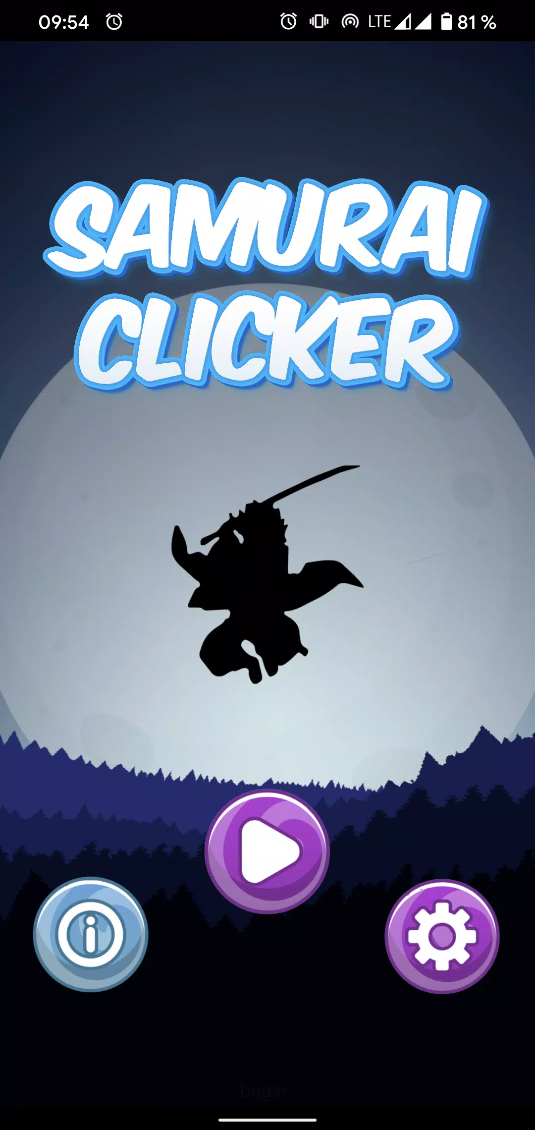 Samurai Clicker Captura de tela 0