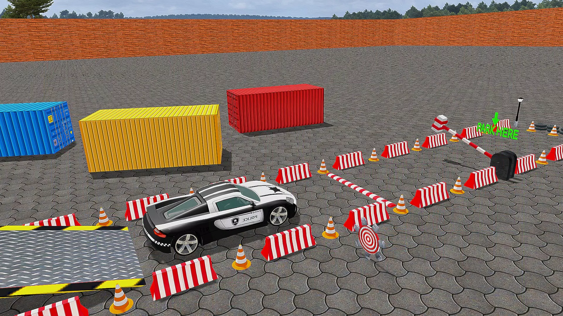 Police Car Parking Car Game 3D应用截图第2张