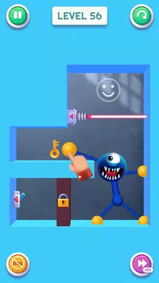 Blue Monster: Stretch Game ภาพหน้าจอ 1