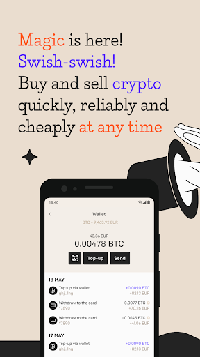 Mercuryo Bitcoin Cryptowallet 스크린샷 2