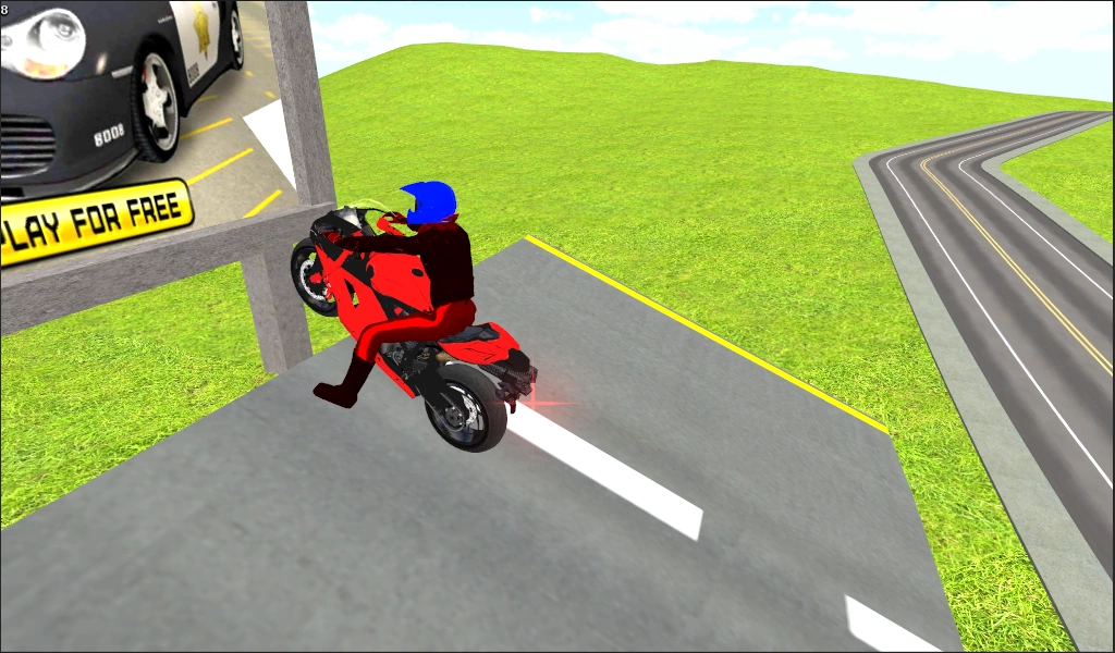 Motorbike Stunt Race 3D Captura de pantalla 3