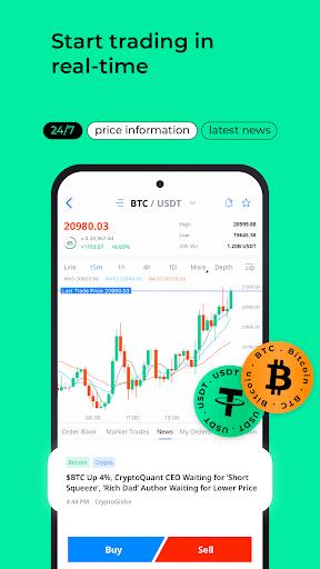 AAX-Trade Crypto, Bitcoin, ETH 스크린샷 1