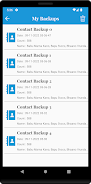 Contacts Backup And Restore Zrzut ekranu 2