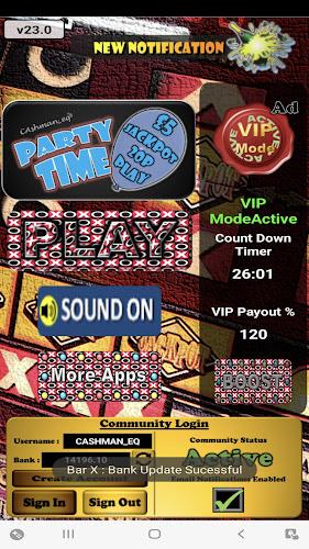 PartyTime Arena UK Slot स्क्रीनशॉट 0