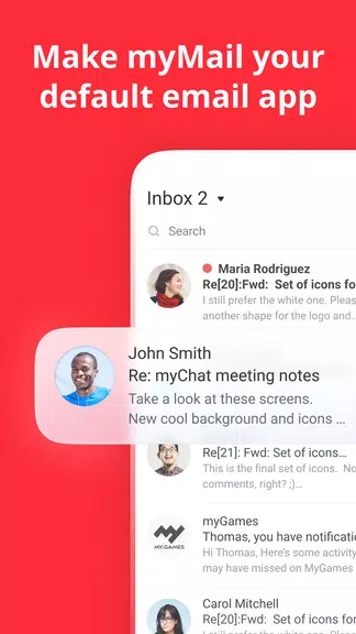 myMail: for Outlook & Yahoo ภาพหน้าจอ 0