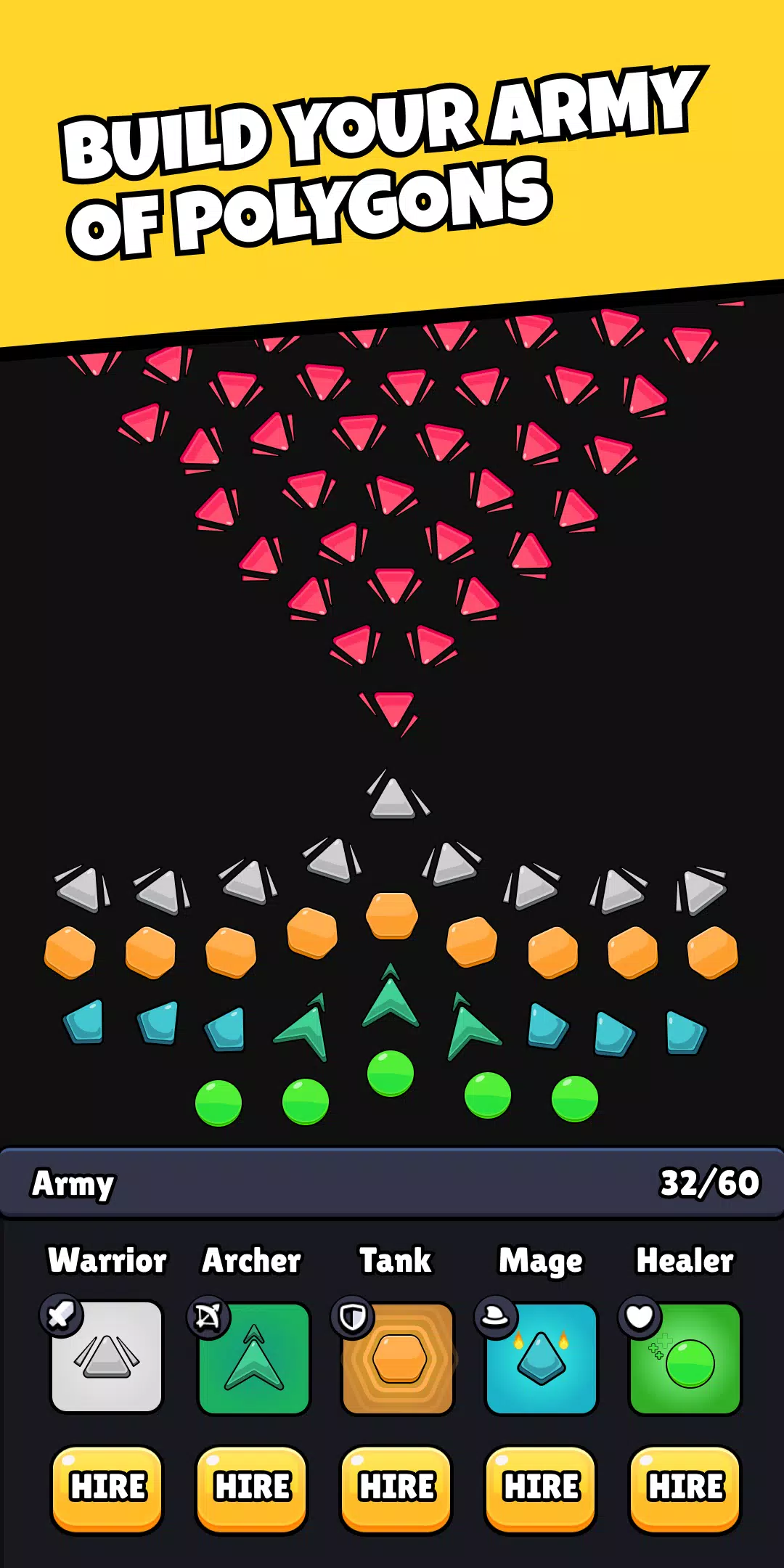 Idle Poly Battle ဖန်သားပြင်ဓာတ်ပုံ 0
