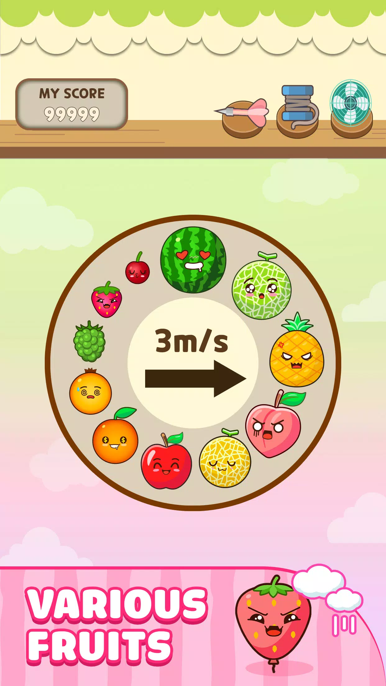 Melon Balloon: Fruit Merge Screenshot 3