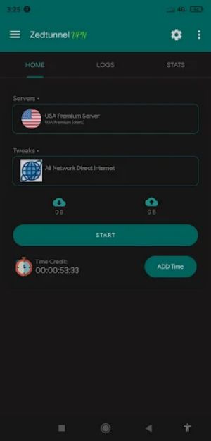 Zedtunnel VPN 스크린샷 2