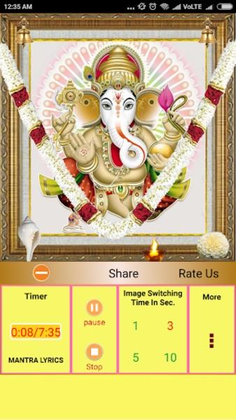 Powerful Ganesh Mantra Captura de pantalla 1