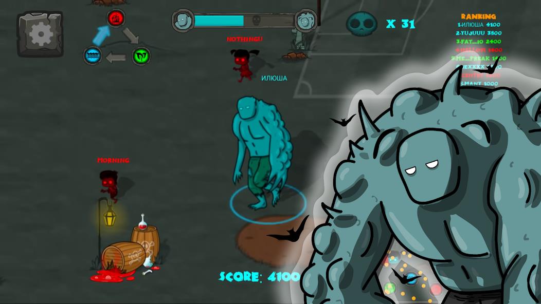 Zombeat.io - io games zombies Mod Zrzut ekranu 1