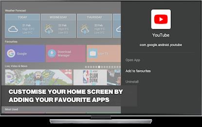 Schermata Super Smart TV Launcher 3