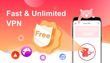 VPN Kitten: Free Unlimited VPN Proxy & Secure WiFi スクリーンショット 0