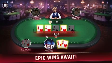 UltraWin Poker - Texas Holdem ภาพหน้าจอ 1