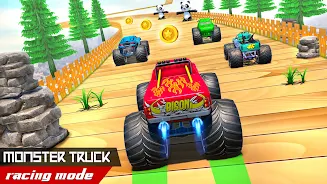 Monster Car Stunts Game 2023 螢幕截圖 0