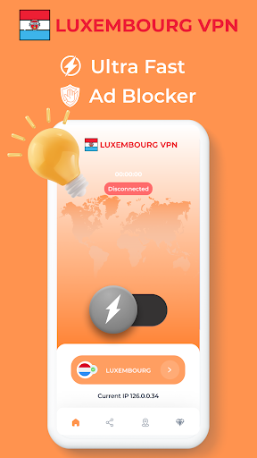 Luxembourg VPN - Private Proxy ဖန်သားပြင်ဓာတ်ပုံ 1