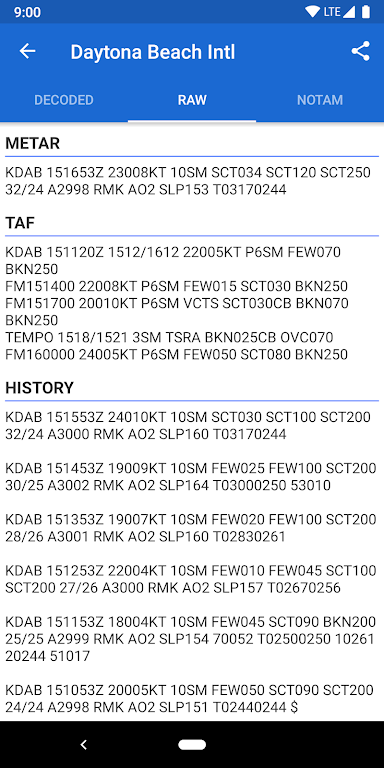 Avia Weather – METAR & TAF Mod Zrzut ekranu 2
