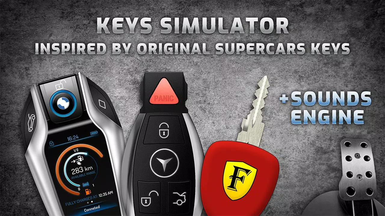 Keys simulator and cars sounds Screenshot 0