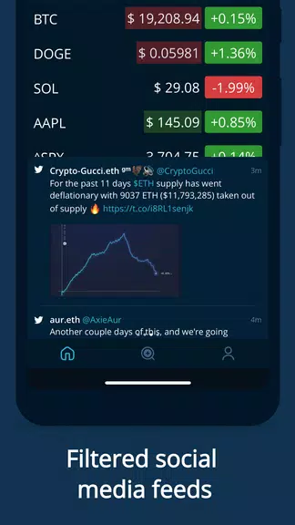 HODL Real-Time Crypto Tracker Capture d'écran 2