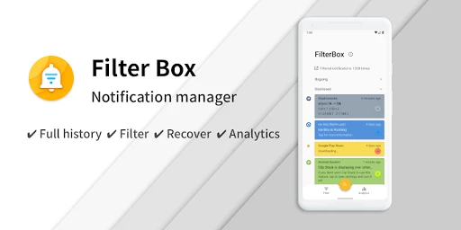 FilterBox Notification Manager स्क्रीनशॉट 0