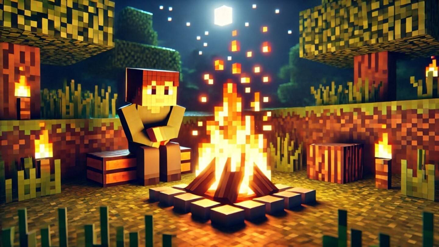 Asas -asas Survival di Minecraft: Membina Kampung Dalam Permainan