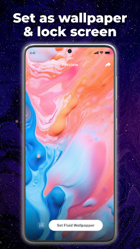 4D Wallpaper Fluid Simulation ภาพหน้าจอ 1