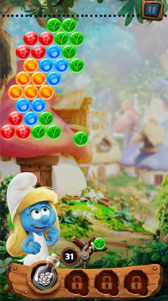 Smurfs Bubble Story Ảnh chụp màn hình 3