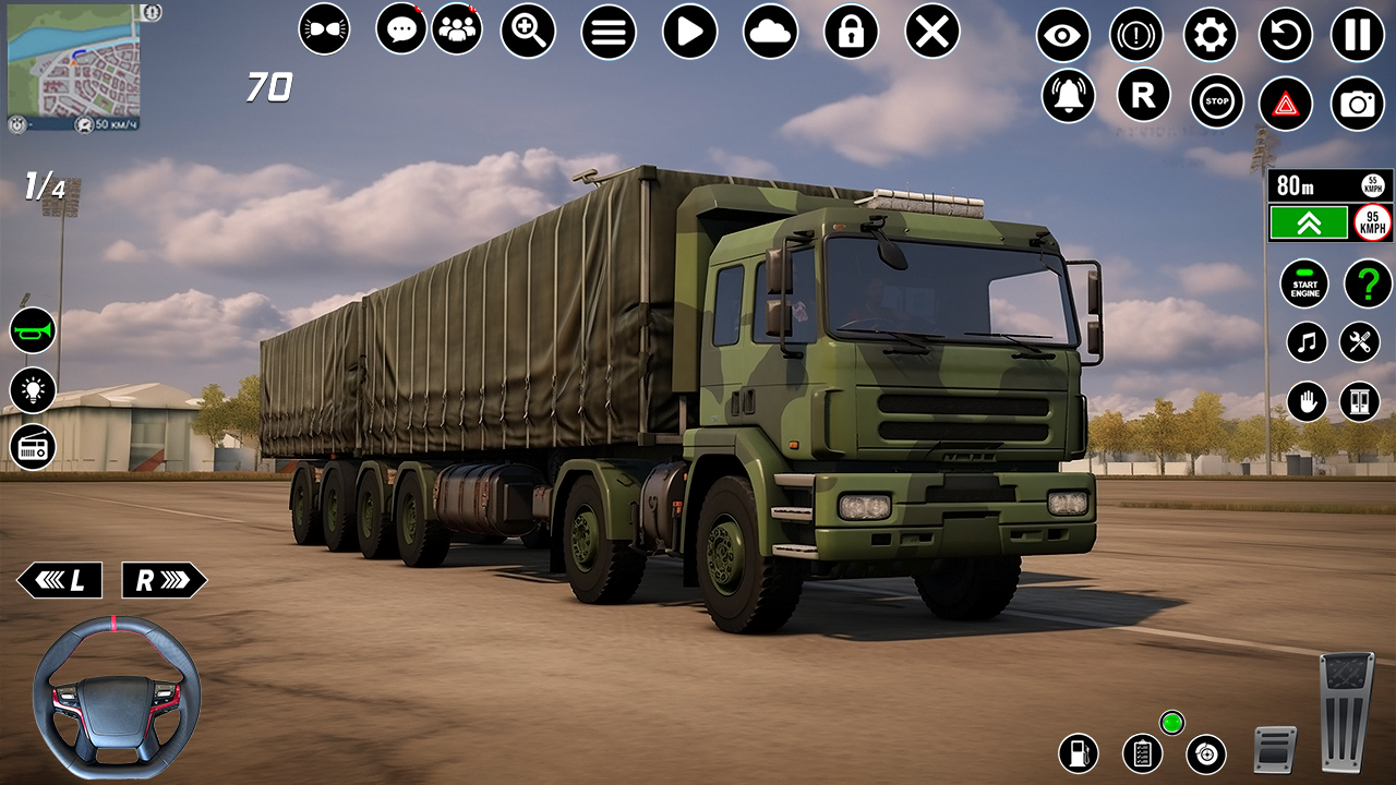 Army Cargo Driver - Truck Game Captura de tela 2