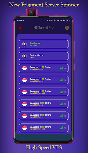 HS Tunnel Pro - Unlimited VPN Ảnh chụp màn hình 1