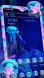 Jellyfish Theme Captura de pantalla 0