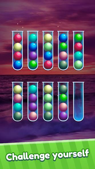 Ball Sort Puzzle Color Sort Mod 螢幕截圖 1