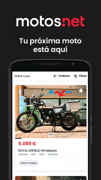 Motos.net - Motos de Ocasión スクリーンショット 1