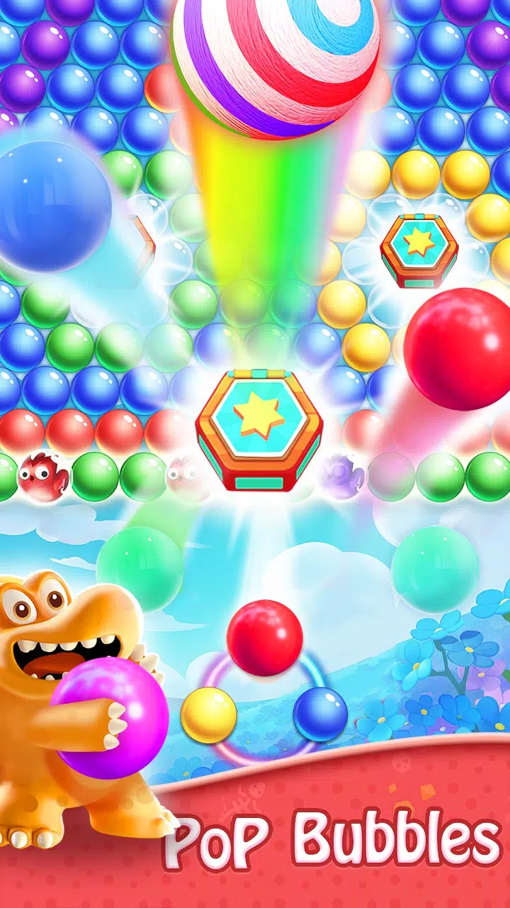 Bubble Shooter - Dino Match ဖန်သားပြင်ဓာတ်ပုံ 1