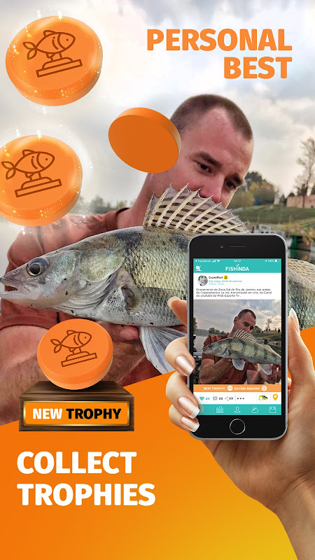 Fishinda - Fishing App Скриншот 1