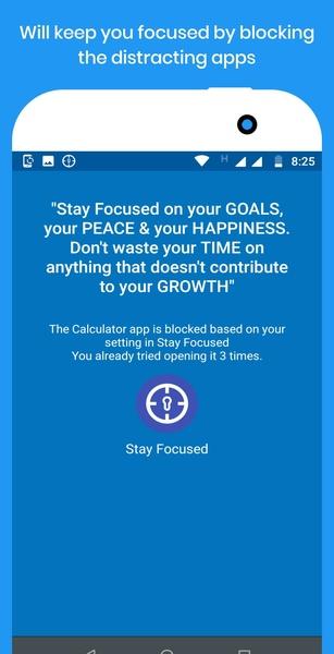 Stay Focused: App/Site Blocker 螢幕截圖 0