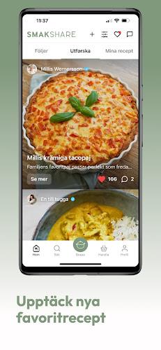 SmakShare - Receptapp ภาพหน้าจอ 1