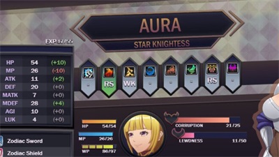 Star Knightess Aura [v0.37.4] [aura-dev] Ảnh chụp màn hình 1