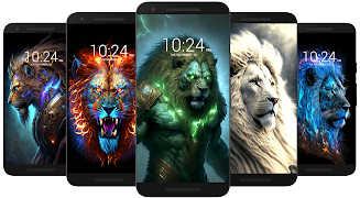 Lion Wallpaper HD Ảnh chụp màn hình 2