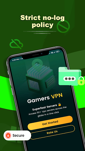 Gamers VPN: Low Ping Gaming 螢幕截圖 1