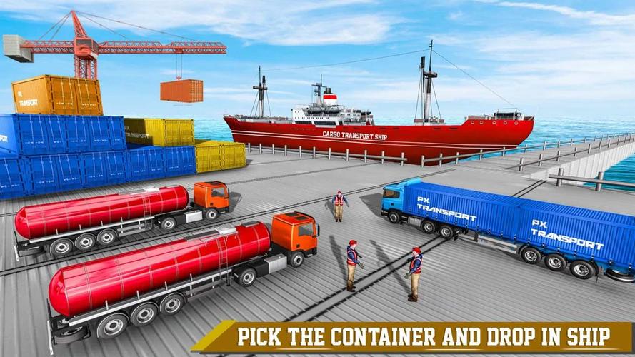 Cargo Transport Truck Driving Schermafbeelding 3