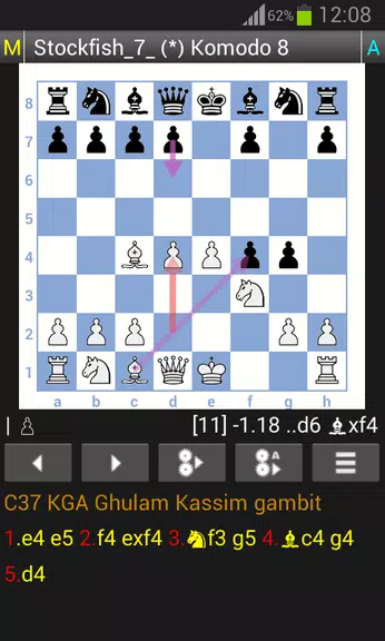 Stockfish Chess Engine (OEX) Captura de pantalla 1