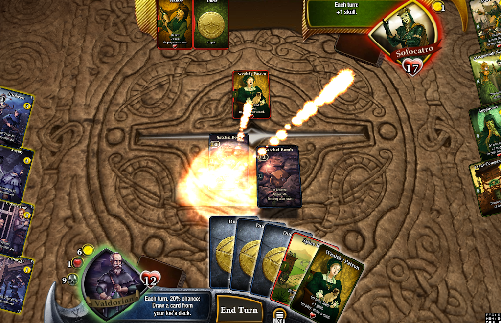 War of Omens Deck Builder Collectible Card Game Schermafbeelding 2