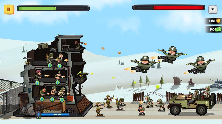 World War Army Defense: TD WW2 Captura de tela 3
