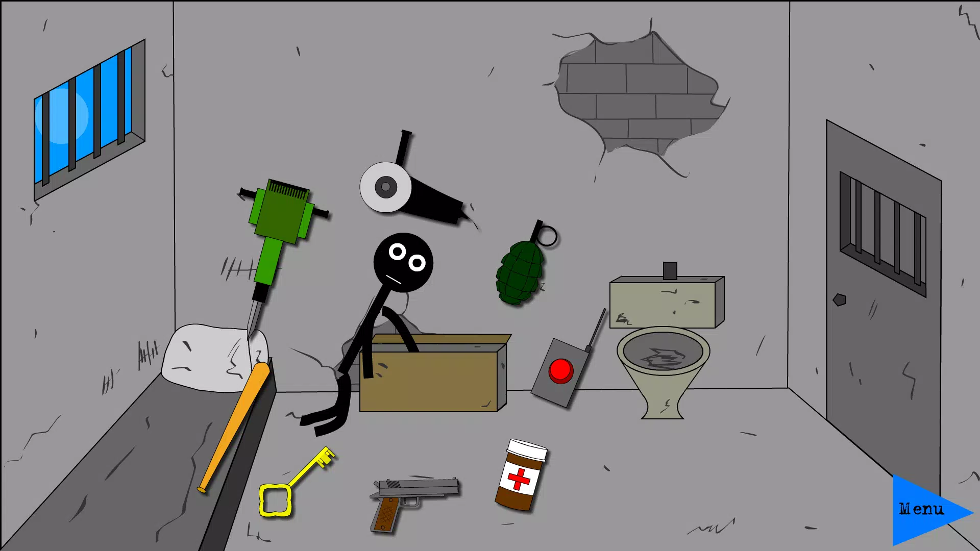 Stickman Jailbreak 2，Dumb ways Captura de pantalla 0