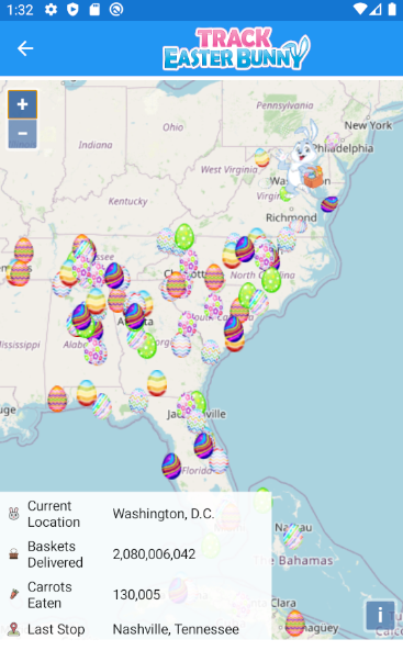 The Easter Bunny Tracker Schermafbeelding 2