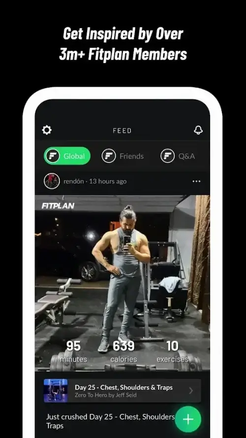 Fitplan: Gym & Home Workouts Скриншот 3